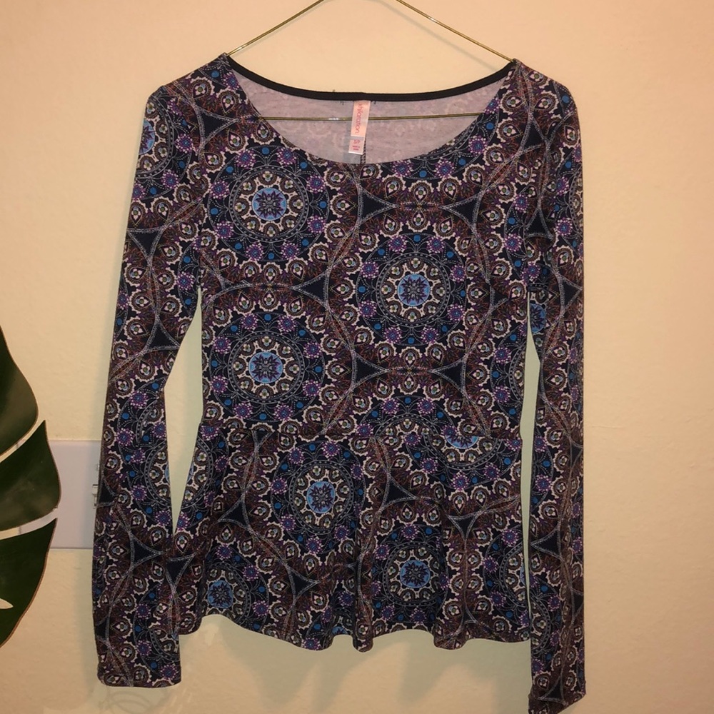 Xhilaration Peplum Top